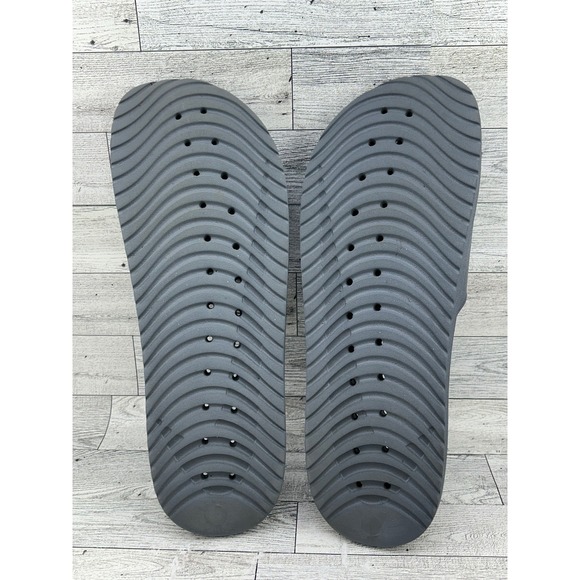 Nike Kawa Shower Slides Men Sz 14 Grey Black Swoosh Sport Sandals 832528-002 main image 7